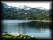 Lacs d'Escoubous, au fond col de Tracens