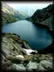 Lac de la  "Glre" au fond "Barges 2000".